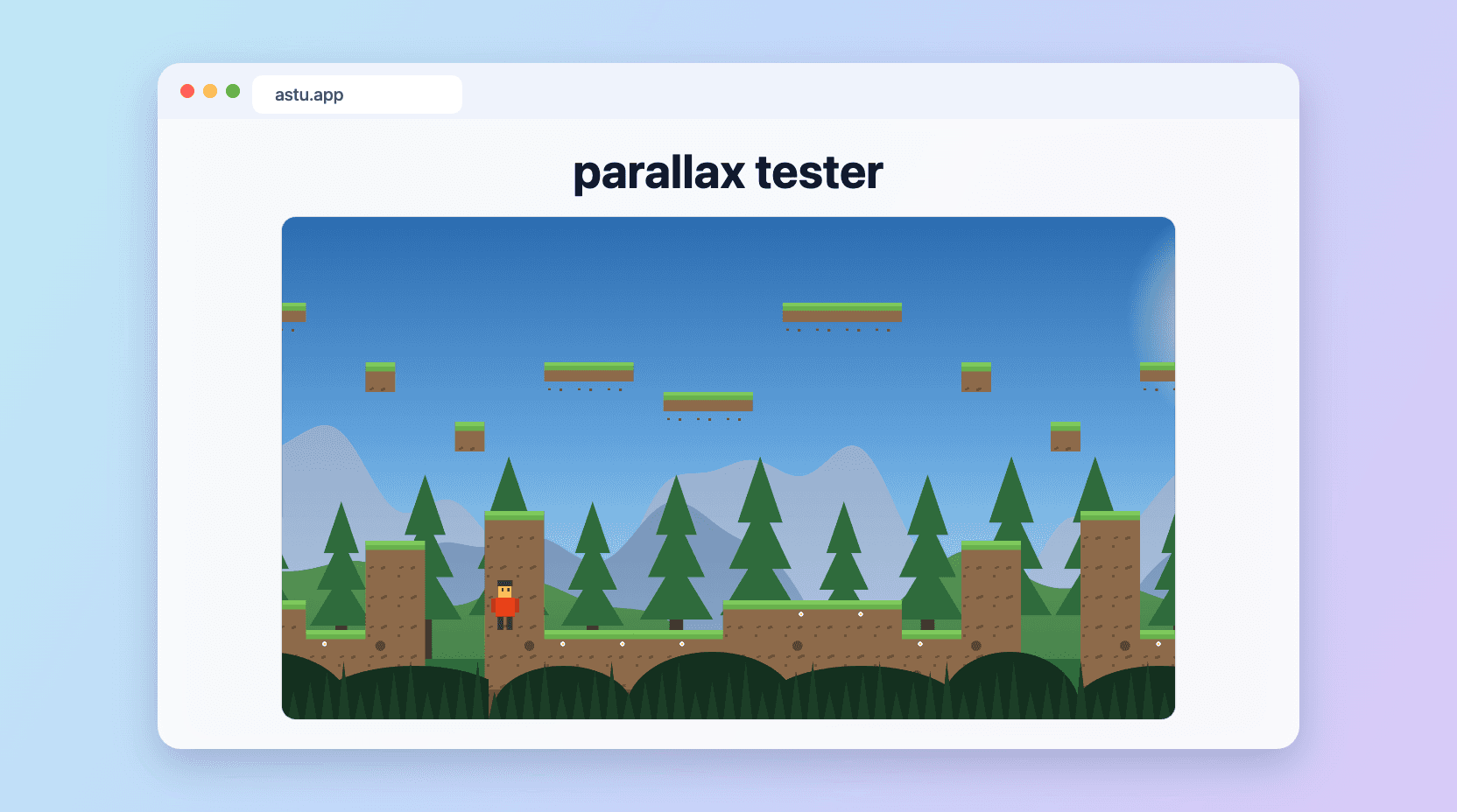 parallax tester icon