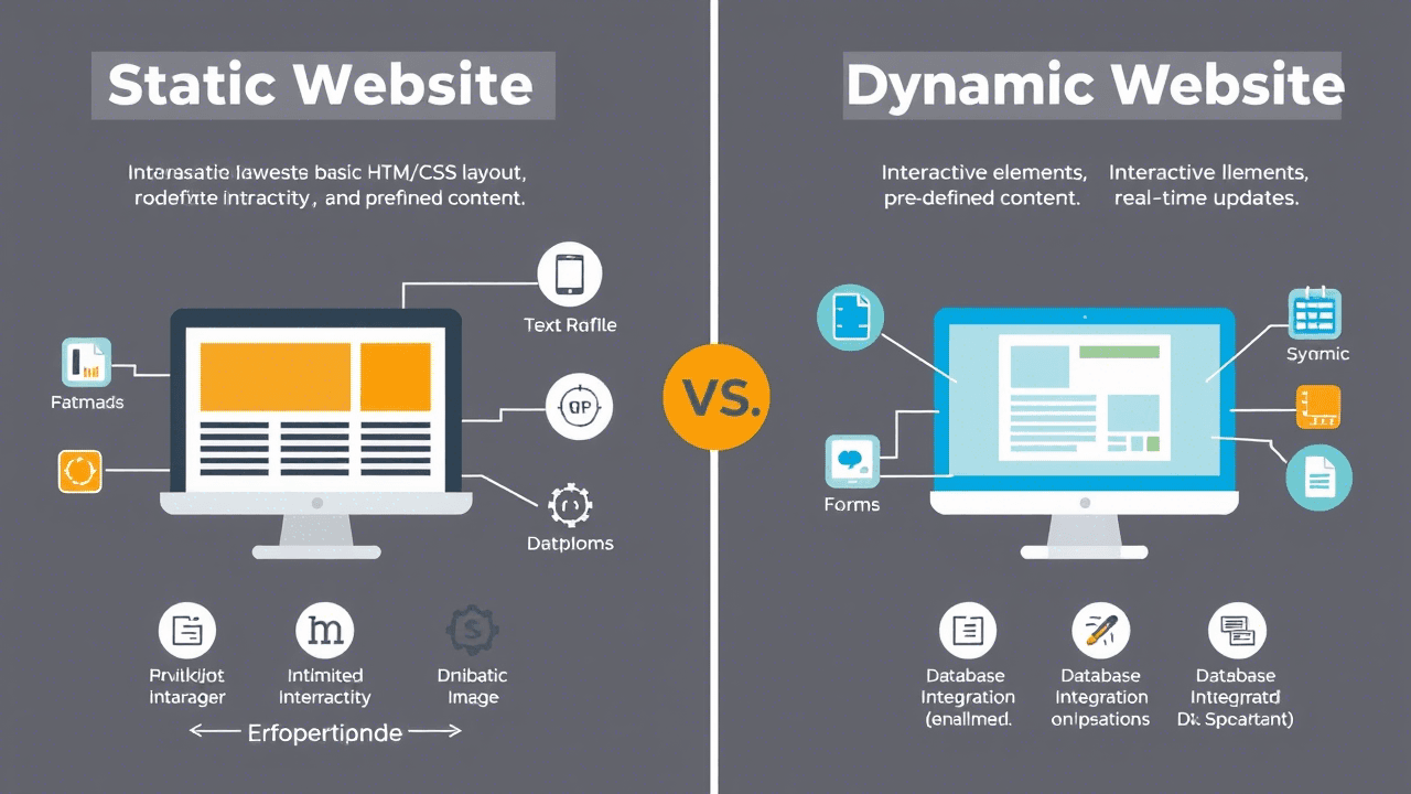Perbedaan Website Statis dan Dinamis: Mana yang Lebih Cocok untuk Bisnis Anda?