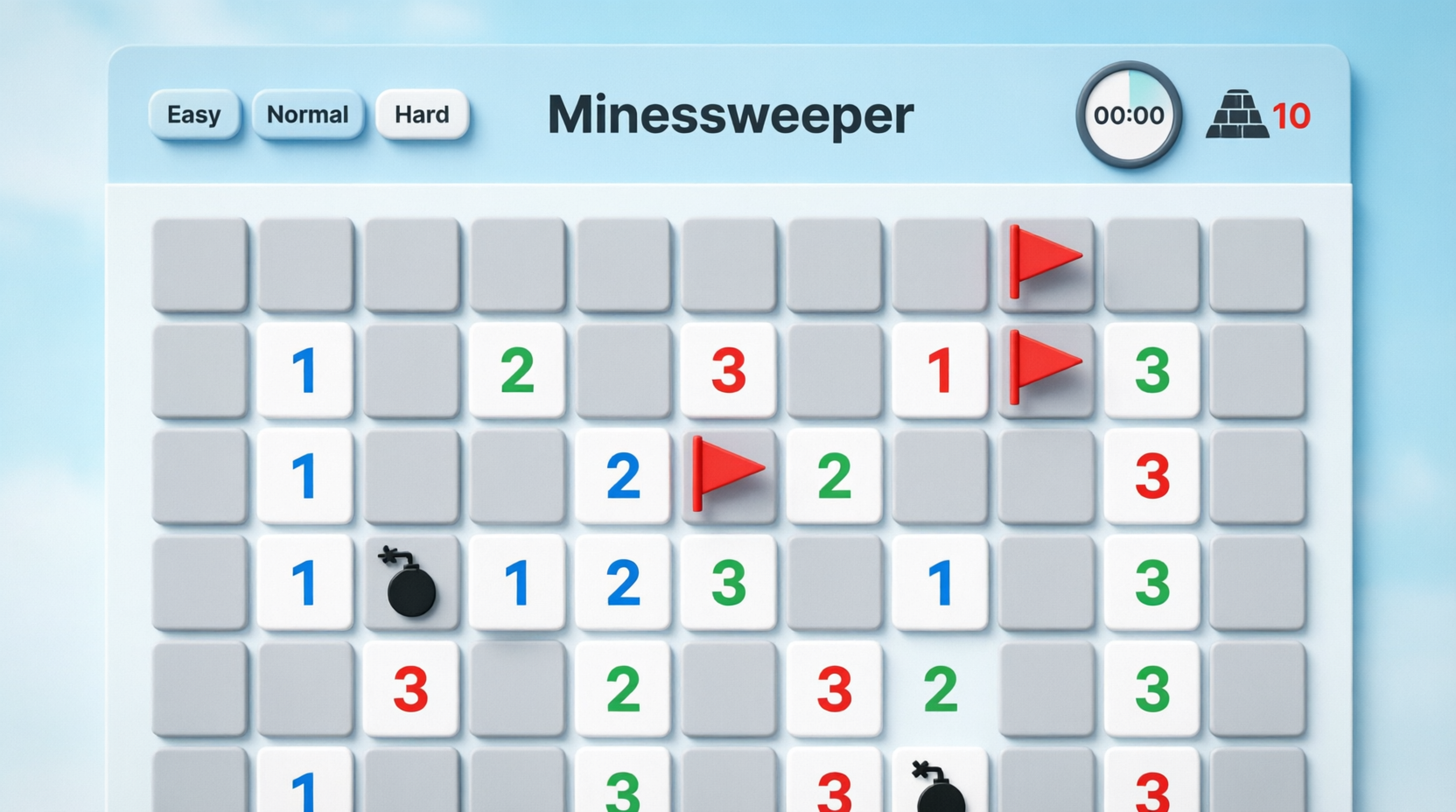 Project Sweeper Minesweeper - Classic Browser Game | astu.app